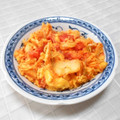＠迷子＠'s cooksnap of when they made ☆簡単☆トマトとキムチの卵炒め.