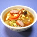＠迷子＠'s cooksnap of when they made 【楽めし】白菜とウインナーの具沢山スープ.