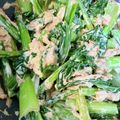 なつんこ★'s cooksnap of when they made ツナとホウレン草の醤油マヨサラダ.