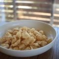 みるく茶's cooksnap of when they made お餅リメイク＊塩きな粉おかき.