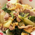 バンビーノ☆'s cooksnap of when they made 豚肉と青梗菜☆卵の中華炒め☆.
