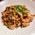 t0mt0mt0m's cooksnap of when they made 豚バラときのこのどんぶり.