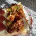 yu🐓's cooksnap of when they made 油淋鶏風トースト.