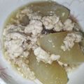 ちゃちゅ2's cooksnap of when they made 大根と鶏ひき肉のそぼろ煮.