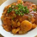 naohyw's cooksnap of when they made 厚揚げでかさまし♪辛くないエビチリ.