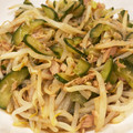 ママメイン！時々子供's cooksnap of when they made 簡単☆もやしときゅうりのツナナムル.