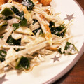 bb☆'s cooksnap of when they made ゴボウとワカメとちくわのゴママヨサラダ.