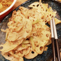 reracise's cooksnap of when they made ハムとレンコンのオイマヨ炒め.