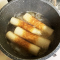 yasu_ha's cooksnap of when they made 竹輪で！ごぼうの肉巻き風♡.