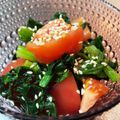 ドドレミ♪'s cooksnap of when they made ピリ辛！ほうれん草とトマトのナムル☆.