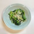 __おもち's cooksnap of when they made 香ばしいしらすとほうれん草の和え物♪.