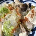 mantacarp's cooksnap of when they made **あったか♪白菜と春雨の重ね蒸し**.