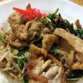 mantacarp's cooksnap of when they made 豚こまとニラもやしあんかけ丼.