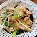 ばたみそーぱん☆'s cooksnap of when they made 時短♪豚肉と小松菜ともやしの味噌野菜炒め.