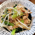 ばたみそーぱん☆'s cooksnap of when they made 時短♪豚肉と小松菜ともやしの味噌野菜炒め.