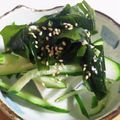 りゅうきんぐ's cooksnap of when they made ごま油香るワカメと胡瓜の白だし冷奴.