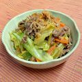 島子☆'s cooksnap of when they made 冷蔵庫にあるもので！プルコギ風☆野菜炒め.