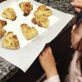 あんこはね's cooksnap of when they made 豆乳とHMで♡簡単スタバ風チョコスコーン.