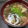 ♪Key♪'s cooksnap of when they made もずくとえのきと豆腐の梅スープ.