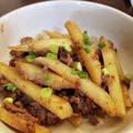 Ra16's cooksnap of when they made じゃがいもとひき肉の炒め物.