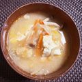 えりちぇる♡'s cooksnap of when they made 豆板醤で！辛さ控えめ『味噌チゲスープ』.