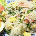 ゆけり３兄弟's cooksnap of when they made カニカマときゅうりのさっぱりおにぎり.