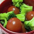 ゆけり３兄弟's cooksnap of when they made 時短ブロッコリーとプチトマトの白だし漬け.