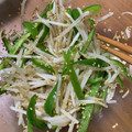 ゆりはるみ♡'s cooksnap of when they made 簡単＊ピーマンともやしの小鉢.