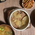 前田えま's cooksnap of when they made 鶏そぼろ大根.