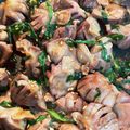okamelove's cooksnap of when they made ニラと砂肝のスタミナ炒め.