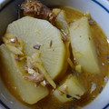 白猫同盟's cooksnap of when they made 大根と鯖みそ煮缶の煮物　.