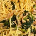 kanachio★'s cooksnap of when they made フライパン一つで簡単♪野菜豚肉和風パスタ.