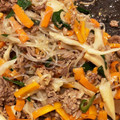 りりゆかあさん's cooksnap of when they made 牛肉・野菜がたっぷりの和風チャプチェ.