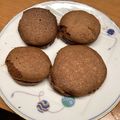 あや子K's cooksnap of when they made 簡単♡チョコレートマカロン♡.