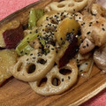 花楓mama's cooksnap of when they made さつま芋と蓮根と鶏肉の照り焼きバタぽん.