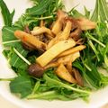 ☆瑛☆'s cooksnap of when they made ＊水菜の簡単きのこドレッシングサラダ＊.