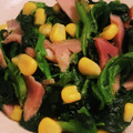 私市ビッキーズ津門巳's cooksnap of when they made コーンとほうれん草、にんじんのバター炒め.