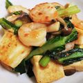 とこぺ's cooksnap of when they made エビとチンゲン菜のオイスターソース炒め♪.