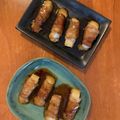 三杯酢のびん's cooksnap of when they made 10分で完成！照り焼き味♪お餅の豚肉巻き.