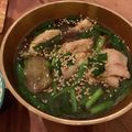 yucchy○'s cooksnap of when they made ラー油で♡豚バラと茄子のニラつけうどん.