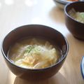 みるく茶's cooksnap of when they made 基本！白菜、きのこ、油揚げのお味噌汁.