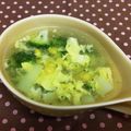 龍青空ママ's cooksnap of when they made 大好き♡ブロッコリーとコーンの卵スープ.