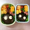 Chaaa_room's cooksnap of when they made “まっくろくろすけ”のおにぎり.
