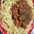 ♥️RISA♥️'s cooksnap of when they made 冷凍トマトと鶏ミンチで簡単☆ミートソース.