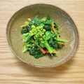 コムギ大好き's cooksnap of when they made お弁当★菜の花と人参の胡麻和え.