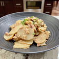 Superlittleboo's cooksnap of when they made 菊芋とツナ缶の甘辛炒め.