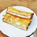 ＊なぁ＊'s cooksnap of when they made 朝食にクロックムッシュ風トースト.