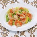 コムギ大好き's cooksnap of when they made 海老と枝豆のレモンガーリック炒め.