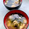 Moggieneko's cooksnap of when they made 旬の鰯！つみれの中華風スープ♪.
