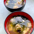 Moggieneko's cooksnap of when they made 旬の鰯！つみれの中華風スープ♪.